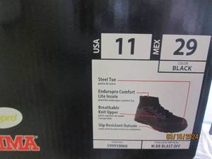 lot 47 image: new brahma steel toe bootshoe size 11