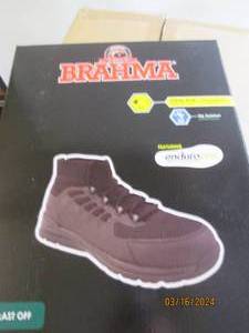 lot 48 image: new brahma steel toe bootshoe size 11