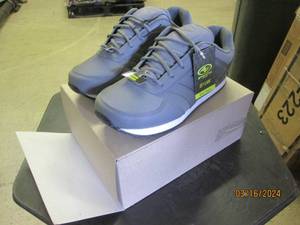 lot 54 image: new pair of Athltic size 9 12 wide width grey shoes