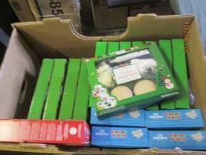 lot 71 image: box of cookie deorating kits and more