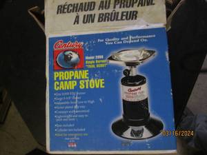 lot 97 image: century propane camp stove...