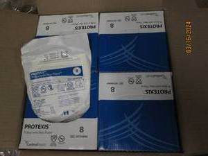 lot 103 image: case of pi blue powder free surgical gloves size 8 4 packages in case