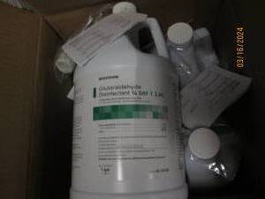 lot 113 image: case of 4 1 gallon bottles of sterilizing and disinfecting solution
