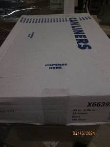 lot 124 image: case of 100 33 gallon black garbage bags
