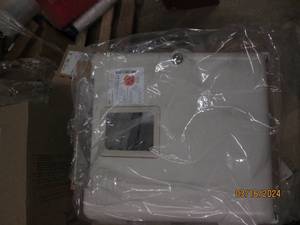 lot 144 image: sharp saftey locking cabinet...