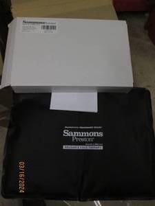 lot 181 image: new sammons preston reusable cold packs black for cold therapy 10.5 inch x 13.5 inch