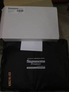 lot 182 image: new sammons preston reusable cold packs black for cold therapy 10.5 inch x 13.5 inch