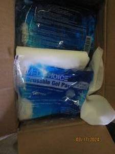 lot 231 image: case of 24 reusable gel packs...