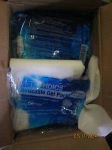 lot 233 image: case of 24 reusable gel packs...