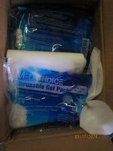 lot 235 image: case of 24 reusable gel packs...