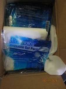 lot 236 image: case of 24 reusable gel packs...