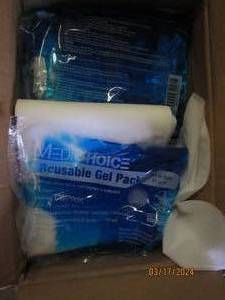 lot 237 image: case of 24 reusable gel packs...