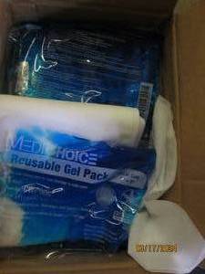 lot 239 image: case of 24 reusable gel packs...