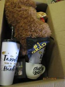 lot 249 image: box of graduation items...
