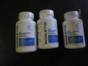 lot 261 image: 3 bottles of bosley heathy hair growth supplements