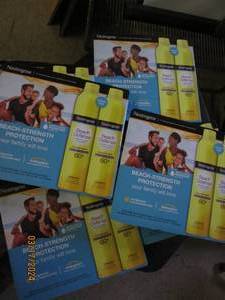 lot 275 image: 6 packages of 2 neutrogena beach defense 60 sunscreen
