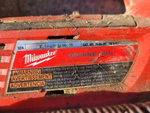 Milwaukee Grease Gun