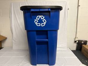 Blue Recycling Bin