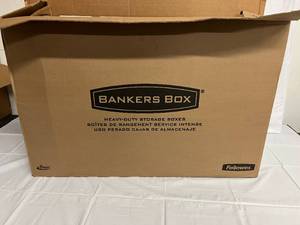 12 Cardboard Bankers Boxes