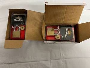 2 x 4 Packs of Master Locks