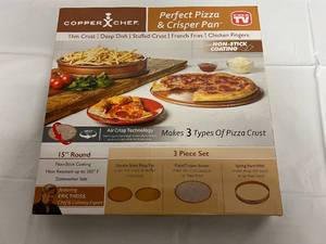 Copper Chef Perfect Pizza & Crisper Pan 15
