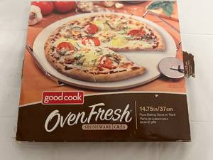 Good Cook Oven Fresh 14.75 Pizza Stone with Rack