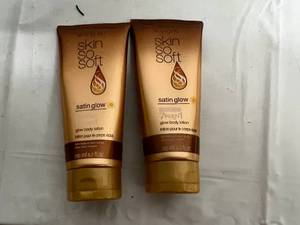 2 Bottles of Skin So Soft Satin Glow Body Lotion