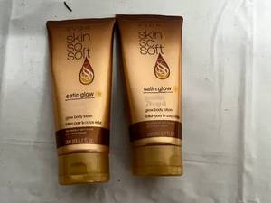 2 Bottles of Skin So Soft Satin Glow Body Lotion