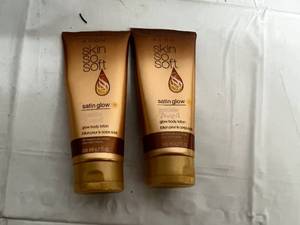 2 Bottles of Skin So Soft Satin Glow Body Lotion