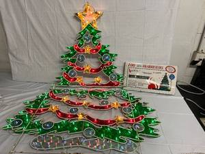 Christman Tree Light Decoration and 100 Musically Controlled Lights