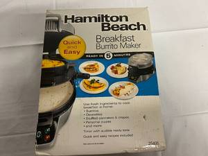 Hamilton Beach Breakfast Burrito Maker