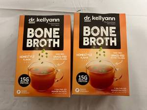 2 Packs of Dr. Kellyann Bone Broth Best By 032023