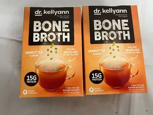 2 Packs of Dr. Kellyann Bone Broth Best By 032023