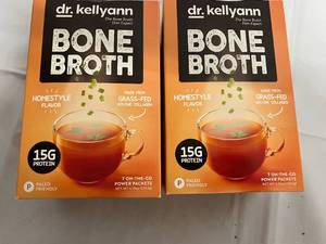 2 Packs of Dr. Kellyann Bone Broth Best By 032023