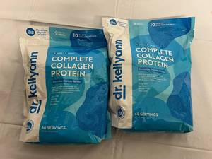 2 Packs of Dr. Kellyann Complete Collagen Protein Powder Best By 032023