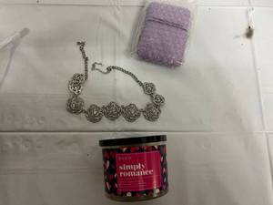 Necklace, Pedicare Kit, Simply Romace Candle