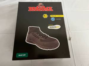Brahma Steel Toe Work Boot - Black - 10 12