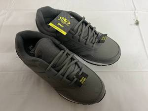 Athletic Works Wide Fit Memory Foam Sneakers - Gray - Size 9W