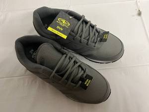 Athletic Works Wide Fit Memory Foam Sneakers - Gray - Size 9W