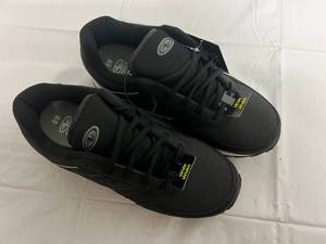 Athletic Works Wide Fit Memory Foam Sneakers - Black - Size 8W