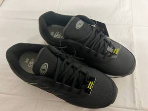 Athletic Works Wide Fit Memory Foam Sneakers - Black - Size 8W