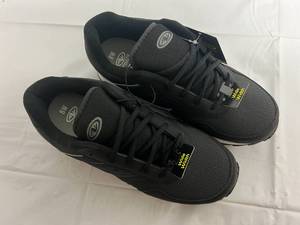 Athletic Works Wide Fit Memory Foam Sneakers - Black - Size 8W