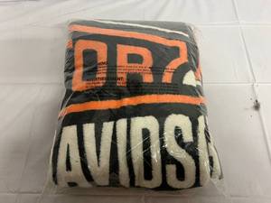 Harley Davidson Throw Blanket