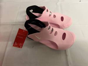 Nike Sunray Protect 3 Pink Foam Shoes - Size 3Y