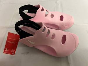 Nike Sunray Protect 3 Pink Foam Shoes - Size 3Y