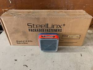 20 x 1lb Boxes of SteeLinx Drywall Screws - #8 x 3