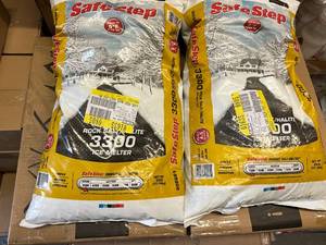 2 Bags of Safe Step 3300 Rock Salt Ice Melter