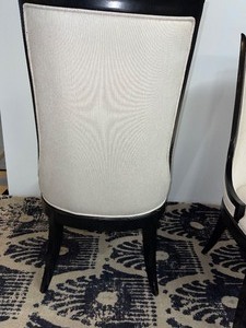 Set of 2 High Back Dining Chairs
