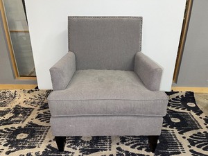 Set of Two Upholstered Formal Chairs