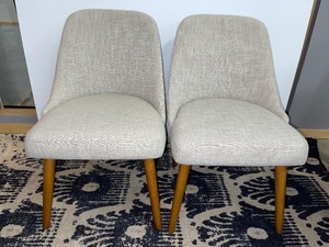 Set of 2 Upholstered Dining Room Chairs